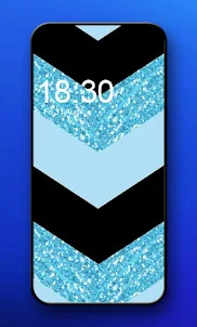 Wallpaper blue diamond