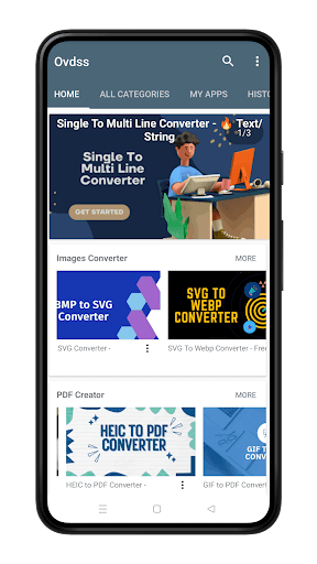 Android application Ovdss - Online Apps Store screenshort
