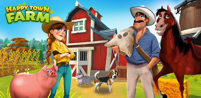 Happy Town Farm: Game Berkebun