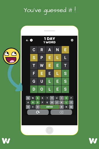 5 Letter Word Game : 1Day1Word Screen 3