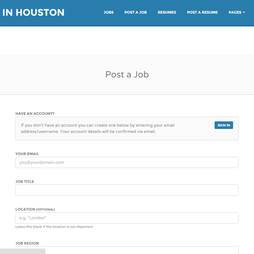 Jobs in Houston # 1 Screen 2