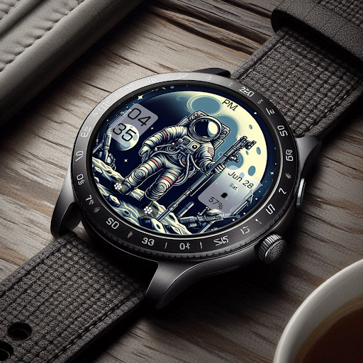 Key WF84 Astronaut Watch Face screenshot 5
