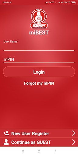 Android application miBEST screenshort