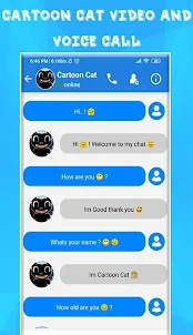 Cartoon Cat Game Fake Call