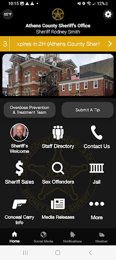 Android application Athens County Sheriff screenshort