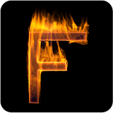 Fire Letter F Live Wallpaper icon