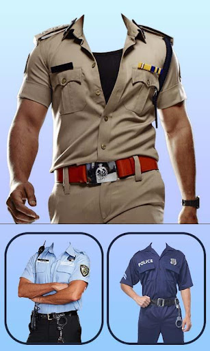 Android application Police Photo Suit Maker screenshort