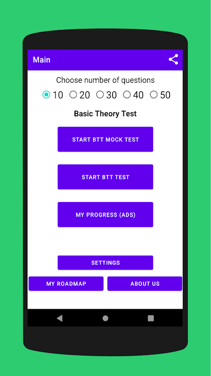 Basic Theory Test SG (BTT) - 0.0.80 - (Android)