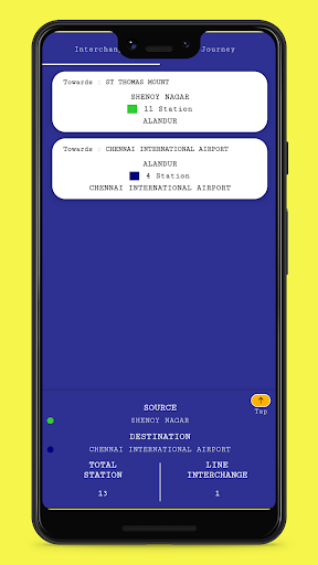 Chennai Metro Offline Screen 3
