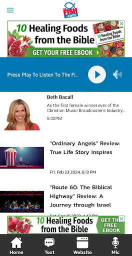 Android application TheFish.Com Positive Radio screenshort
