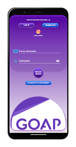Android application GOAP Futbol screenshort