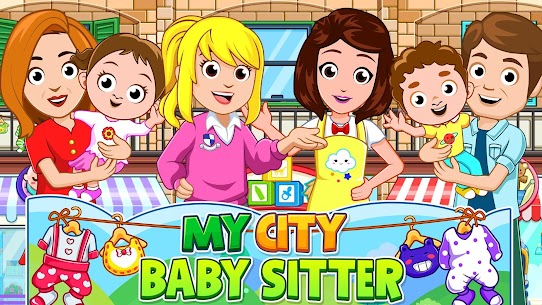تحميل لعبة My City Babysitter مهكرة للاندرويد 2024 1