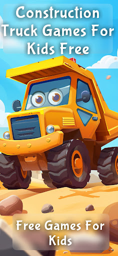 Android application Kids Construction Truck Games screenshort