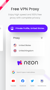 NEON Browser - Fast & Secure Screenshot