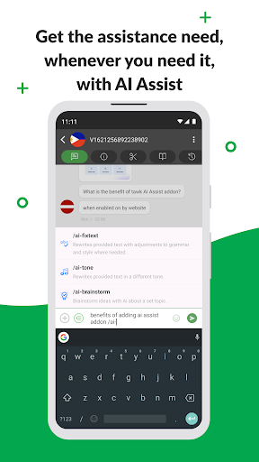 Screenshot of tawk.to