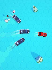 Captura 8 Hexagon Pursuit: Car Racing android