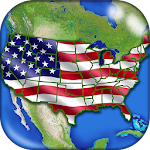 Cover Image of Herunterladen US Geography Quiz – American G  APK