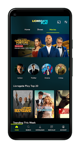 Lionsgate Play: Movies & Shows Screen 3