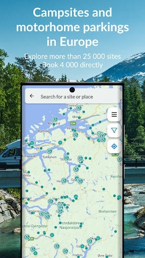 Android application Campio - Find & Book Camping screenshort