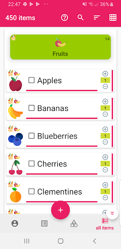 Quick Checklists - To Do List Screen 3