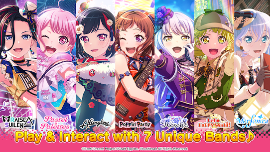 BanG Dream Girls Band Party MOD APK（菜单/自动舞蹈，完美）4