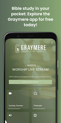 Android application Graymere Church of Christ screenshort