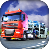 Car Transporter Truck Trailer icon