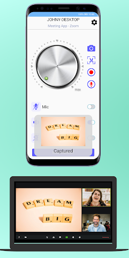 Android application Live Meeting Control screenshort