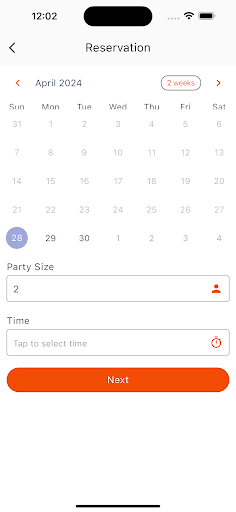 App screenshot