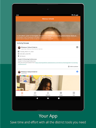Android application Ritenour Schools screenshort