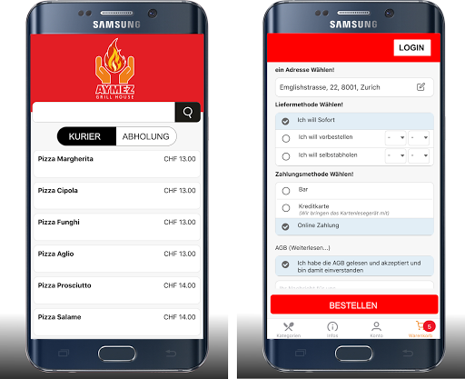 Android application Aymez Grill House screenshort