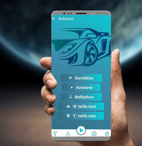 AVTOTEST - Yo'l harakati qoida Screenshot 1 - AppWisp.com