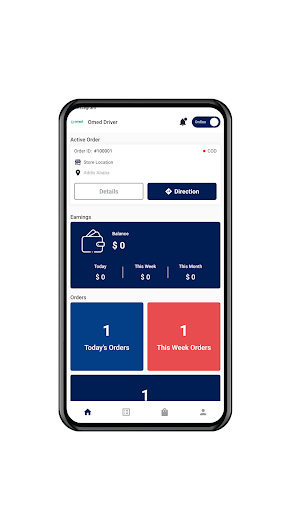 Android application Omed Driver screenshort