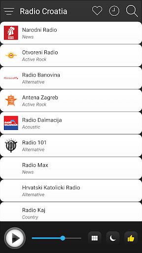 Croatia Radio FM AM Music Screen 3