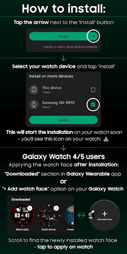 Screenshot of Winter Wonderland Watch Face