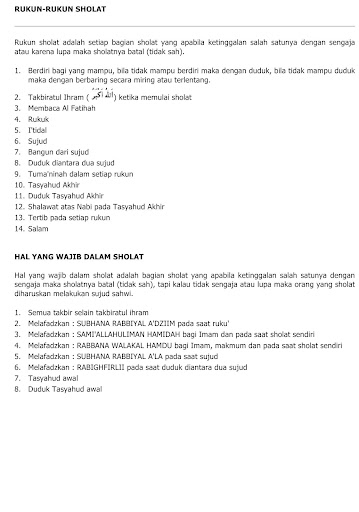 Sifat Sholat Nabi Muhammad Saw Screen 3