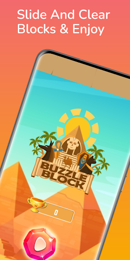 Android application Slidey Egypt Game Block Puzzle screenshort