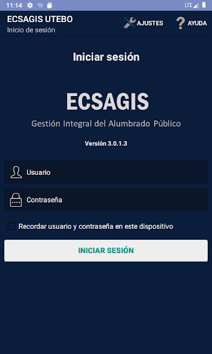 Android application ECSAGIS UTEBO screenshort