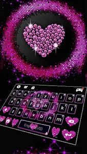 Sparkle Diamond Heart 主題鍵盤