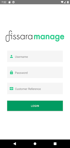 Android application Fissara Manage screenshort