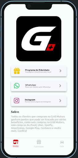 Android application Grid Motors - Fidelidade screenshort