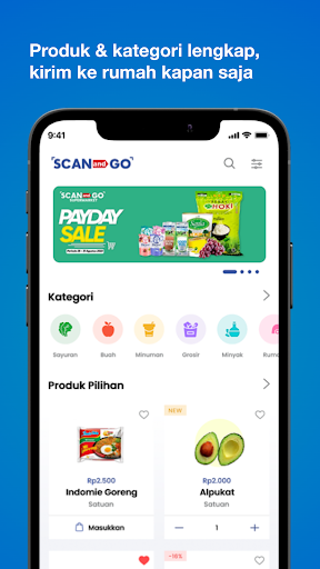 SCAN And GO Screen 2