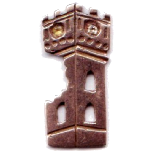 Clock tower of Novi di Modena logo