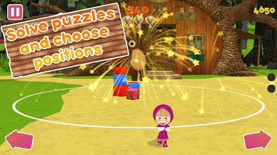 Masha and the Bear  Game with the Ball 3D Mod Apk Download 4