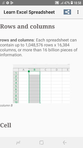 Learn Excel Spreadsheet