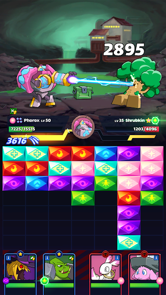 Mana Monsters: Epic Puzzle RPG 3.18.1 APK + Мод (Unlimited money) за Android