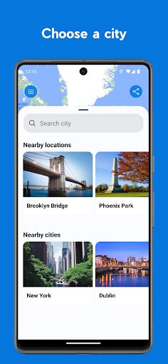 Sparkerio: Audio City Guides Screen 2