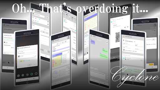 Android application Cyclone (multi-scheduler) screenshort