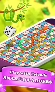 Snakes and Ladders Dice Game