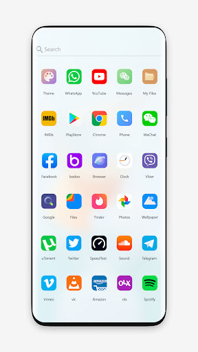 ZTE Axon 40 theme for Launcher Screen 3